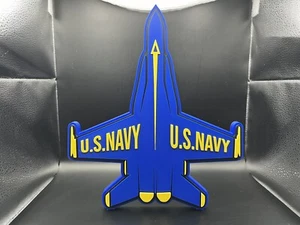 U.S. Navy Blue Angels Logo Sign Display | 3D Wall Desk Shelf Art - Picture 1 of 4