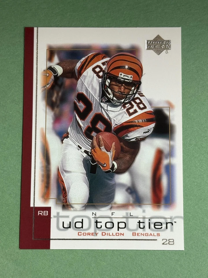 Corey Dillon 2001 Upper Deck Top Tier Cincinnati Bengals #35 T880 - Image 1 of 2