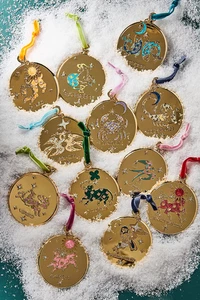Anthropologie x Lou Benesch Stargazer Sternzeichen Ornament - Brandneu mit Etikett UVP £22 - Bild 1 von 14