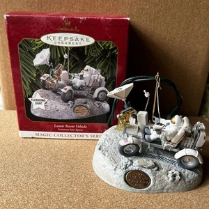 De colección 1999 Hallmark Keepsake Adorno de Navidad Lunar Rover Vehículo Cuarta Serie - Imagen 1 de 20