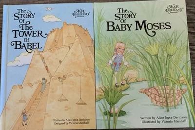 Lot Of 2: An Alice In BibleLand Grolier Book Club Editions Set; 1980s VERY GOOD! - Image 1 of 4