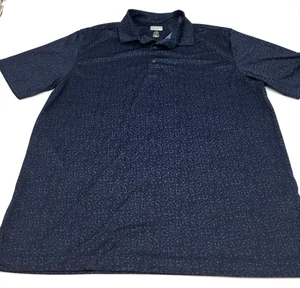 Greg Norman Polo Uomo Manica Corta Elasticizzata Performance, Navy, L (Senza Etichetta) - Foto 1 di 2