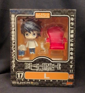  Figura Anime L Lawliet Nendoroid 17 Death Note Detective Escena Buena Sonrisa - Imagen 1 de 5