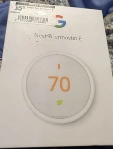 Nest Thermostat E Programmable Smart Thermostat - White (T4000ES) MINT OPEN BOX - Picture 1 of 5