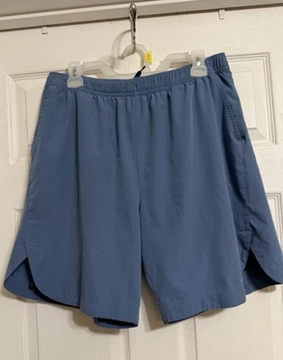 Pantalones Cortos BCBG XLARGE Azul Forrado Cordón Cintura Hombre  Foto 1 de 3