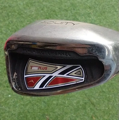 ACUITY TURBO PLUS PITCHING WEDGE W/ 37" RH FLUTED STEEL SHAFT - NICE WEDGE - Image 1 of 4