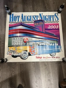 1955 Chevy Hot August Nights Raley’s Banner Poster 2003 - Picture 1 of 3