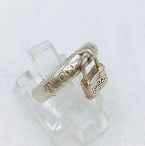 TIFFANY&CO. Sterling Silber 925 Ring Cadena Lock 1837 Größe 6 gebraucht - Bild 1 von 8