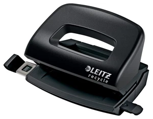 Leitz NeXXt Recycle Mini Perforadora de Papelería para 10 Folios A4 de Acero y P - Imagen 1 de 6