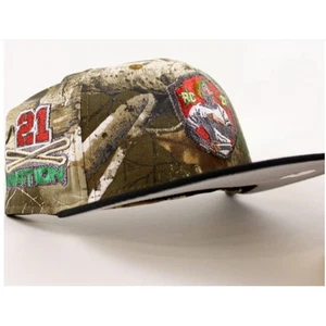 Pittsburgh Pirates Roberto Clemente 21 Nation Patch New Era 59Fifty Hat 7 1/4 - Picture 1 of 6