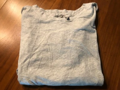Blusa Top Camiseta ATHLETA Mujer Talla XL GRIS CLARO LS BONITO LOOK Foto 1 de 4