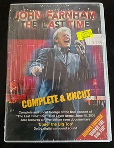 John Farnham - The Last Time - (DVD, 2003) Brand New & Sealed Region Free - Picture 1 of 2