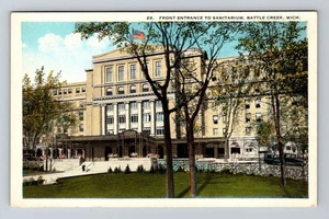 Battle Creek MI-Michigan, Außen zum Sanatorium Vintage Souvenir Postkarte - Bild 1 von 2