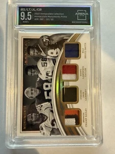 2022 Immaculate Moments BAILEY, LAMBERT, TAYLOR, SMITH Quad Patch Prime 10/10 - Picture 1 of 2