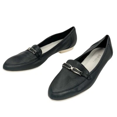 Rangoni Navy Blue Leather Flats Loafers Soft Round Toe Made in Italy Sz 7.5 - Image 1 of 4