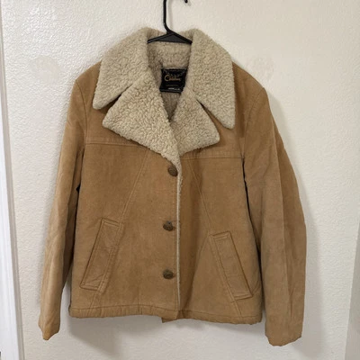 Chaqueta De Colección Años 70 The Sheep Snack Piel de Oveja Genuina Cuero de Oveja Talla 40 Foto 1 de 4