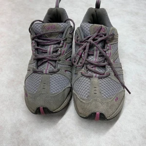 Ryka Walking Shoes Lightweight Cushioned Comfort Sneakers Gray Purple Size 8.5 - Picture 1 of 8