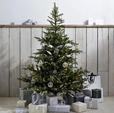6ft Pre-Lit Christmas Tree The White Company Grand Spruce Illuminated Xmas Decor - Image 1 of 4