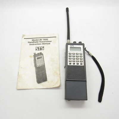 Escáner de radio portátil STS AV 7600 AVIATION Transceptor 720 canales - PROBADO Foto 1 de 4
