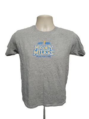 Camiseta gris mediana juvenil NYRR Mighty Milers Run For Life Foto 1 de 4