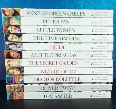 Lot of 11 Dalmatian Press Children's Classics Hardcover Books Tom Sawyer & More! - Image 1 of 4