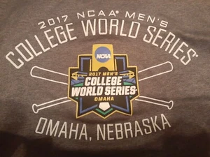 NCAA Mens College World Series 2017 Womens Size M Medium Gray/White Tank Top EUC - Picture 1 of 4