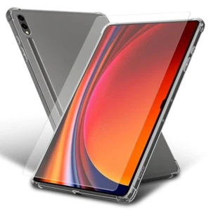 For Samsung Galaxy Tab A9 S9 S10 Plus Ultra Case Clear Silicone Tablet Cover Ge - Picture 1 of 32