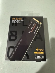 WD Black SN850X 4TB 112L BiCS5 TLC NAND Flash PCIe Gen 4 x4 NVMe M.2 - Afbeelding 1 van 1