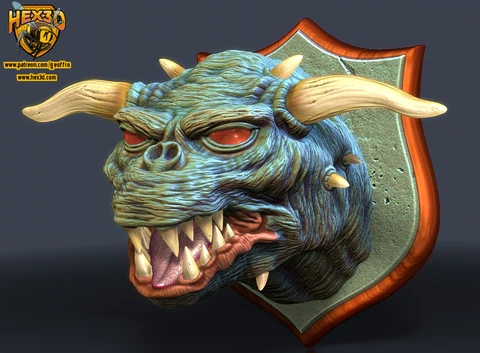 Terror Dog Wall Mount - 3D Printed Collector Model! - Ghostbusters Cover