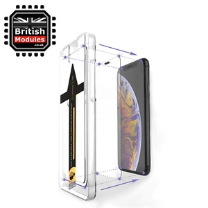 iPhone 13 Pro Easy FIT Magic GLASS Displayschutzfolie 9H Tempered Full Glue - Bild 1 von 10