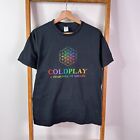 Coldplay Shirt Unisex Small A Head Full Of Dreams Black Short Sleeve