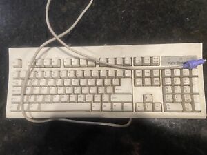 Key Tronic Keyboard KT800PS2US-C White Wired PS/2 Vintage Desktop Tested & Works