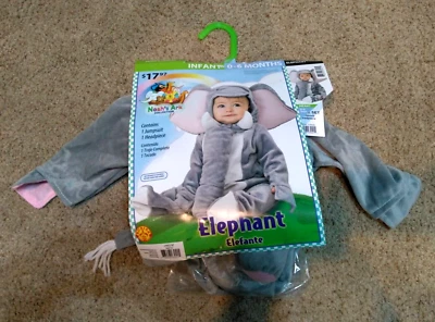 NWT ~Noah's Ark Elephant Costume~ Toddler Halloween 0-6 Month Infant Kids Child - Image 1 of 4