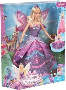 Barbie Mariposa and The Fairy Princess Catania Doll NEW in box DVD movie - Picture 1 of 1