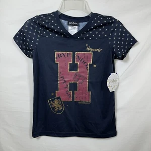 Harry Potter P.Jammy Girls Pajama Top Short Sleeve Hogwarts Gryffindor 10/12 - Picture 1 of 11