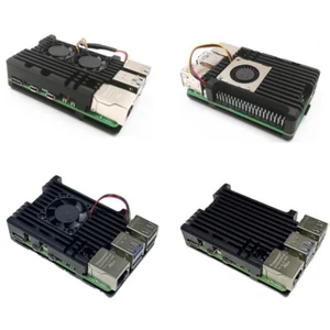 Custodia in alluminio Raspberry Pi 5 con ventola di raffreddamento PWM - Foto 1 di 14