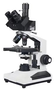 Radical 2000x Trinocular Vet Medical Doctor Research Microscope w PLAN Optics - Picture 1 of 2