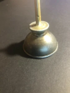 Vintage 5" H Angled (& Bent) Straight Nozzle Thumb Pump Oil Can  - Picture 1 of 8