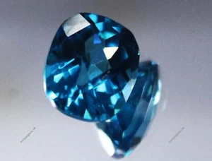 10.50 Ct Natural Ocean Blue Aquamarine CERTIFIED Cushion Shape Loose Gemstone - Picture 1 of 6
