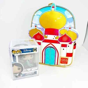 Loungefly Disney Aladdin 30th Anniversary Palace Mini Rucksack plus FunkoPop NEU - Bild 1 von 17