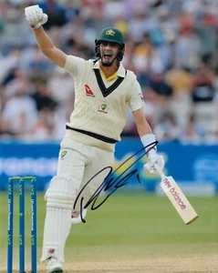 Autógrafo de cricket de Pat Cummins firmado a mano de Australia 10x8 cenizas 2023 - Imagen 1 de 1