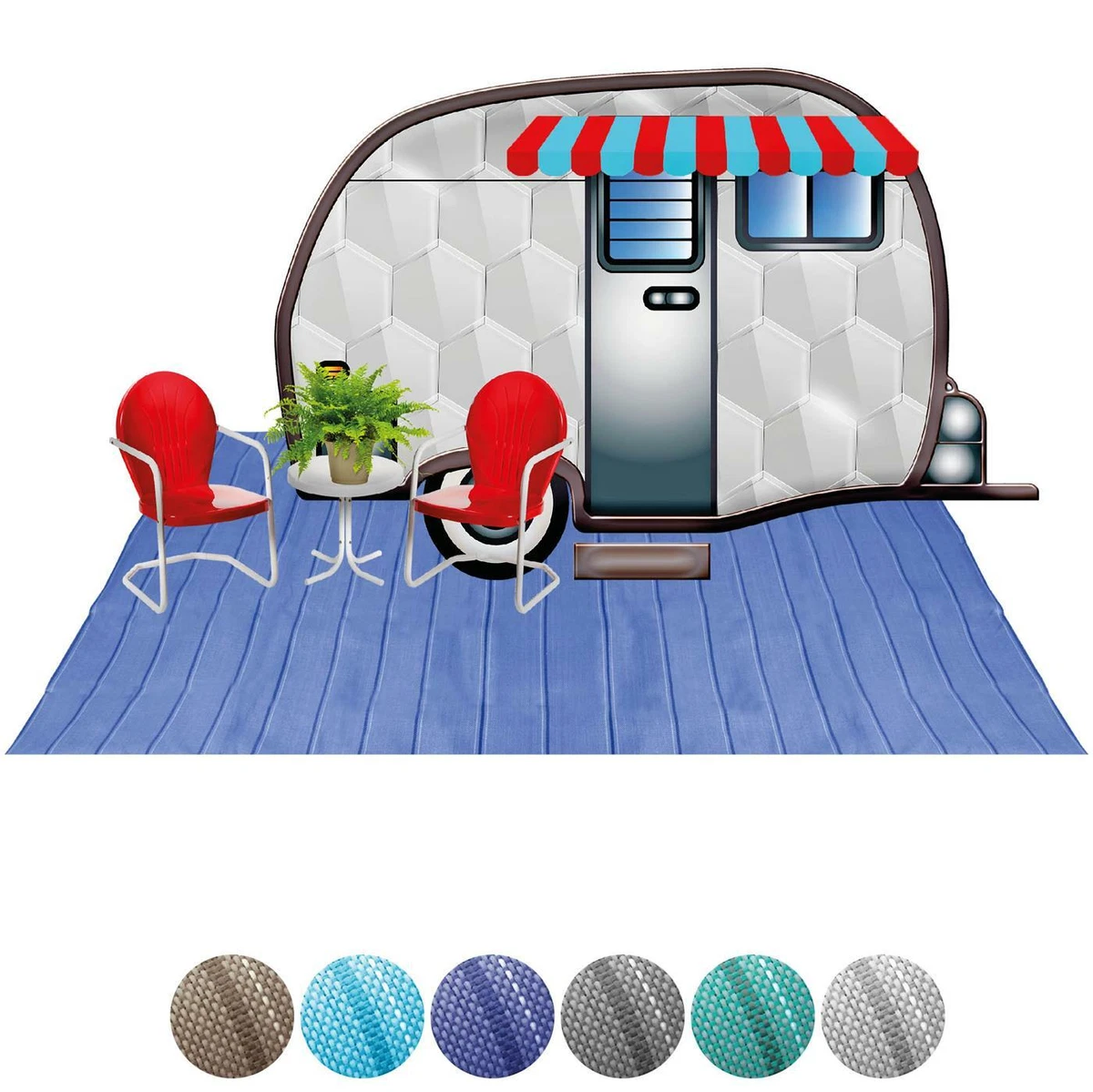 Camp Active Zelt Bodentuch – 2,5 X 3 M, Wasserdicht, Mit Ösen, Grau, Für Camping & Outdoor