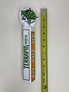 Terrapin Beer Tap Handle Ceramic Rye Pale Ale Collectible Bar Decor Man Cave - Picture 1 of 4