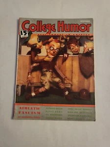 1936 November, College Humor Magazine, Athletic Fascism, (CP135) - Picture 1 of 3