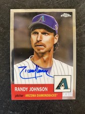 2022 Topps Chrome Platinum Anniversary Randy Johnson On Card Auto CPA-RJ