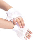Victorian Hand Cuff Wrist Cuffs Fancy Costume Gothic Lolita Lace Wrist Cuff