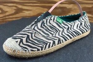 Sanuk Sz 6 M Brown Round Toe espadrilles Fabric 7234248 - Picture 1 of 8