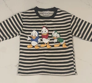 DISNEY Kids Crewneck Sweatshirt Huey Dewey Louie Ducks Size S Small 4 - Picture 1 of 12