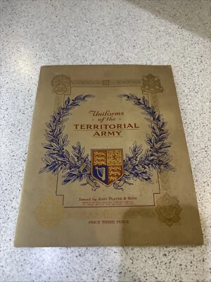 Uniforms of the Territorial Army John Player's & Sons Cigarette Cards Album VGC - Image 1 of 4