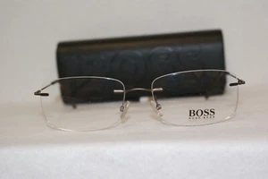 Nuevo Auténtico Hugo Boss 0094 Marrón EOZ 56-17-135 ¡Con Estuche Original! - Imagen 1 de 4